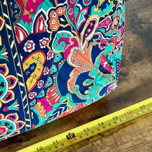 Vera Bradley Venetian Paisley Shoulder Bag – Large Quilted Tote - Picture 10 of 15